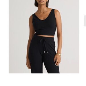 Mongolian Cashmere Cropped Tank